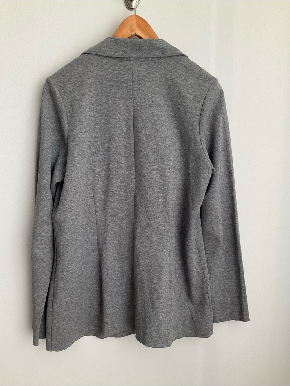 J. Jill Small Gray Knit Blazer Jacket - Picture 6 of 10